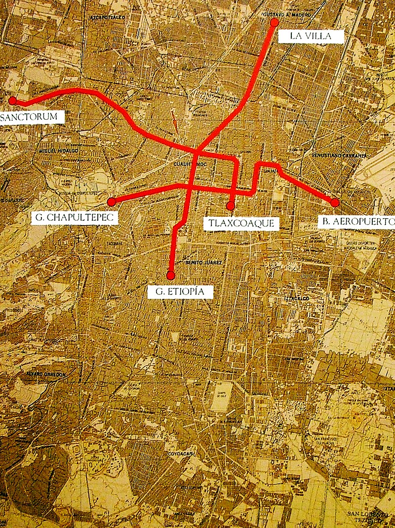 Earliest Metro Map